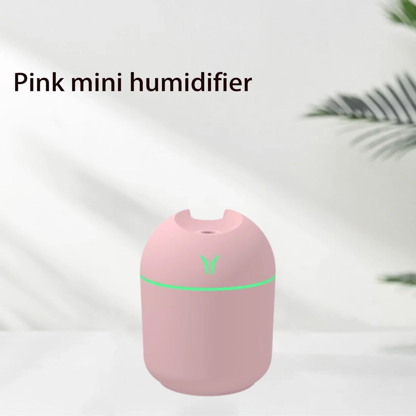 1Pc Compact USB Aroma Diffuser & Humidifier Withled Night Light - Pink & Mint Green, Essential Oil Atomizer for Homeand Car Use
