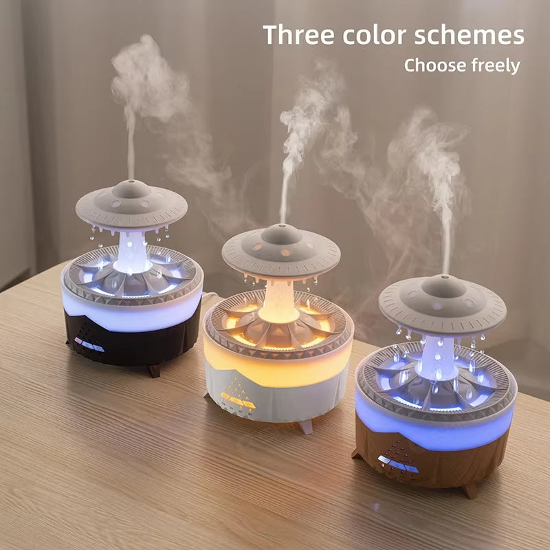 Air Humidifier with Rain Lamp